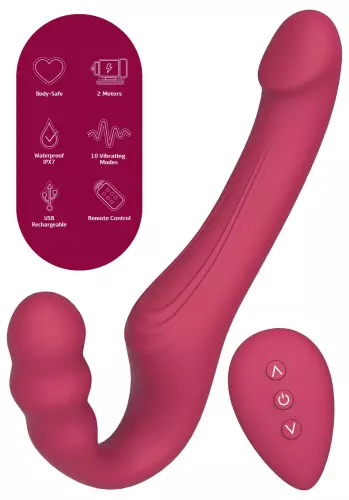 Gode ceinture vibrant sans harnais Pinkbubble 14 x 3.3cm – 5/5