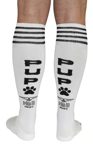 PUP Cruising Socks High White – 1/4
