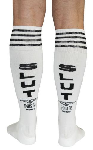 Lange sokken SLUT Cruising Socks Wit