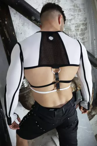 Crop Top Gagged Blanc – 16/20
