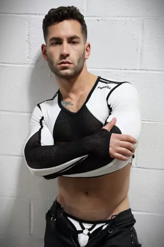 Crop Top Gagged Blanc – 20/20