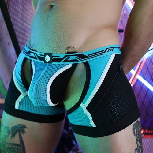 Jock Boxer Gagged Blauw