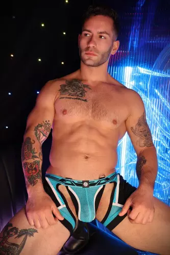Gagged Jock Boxer Blauw – 5/16