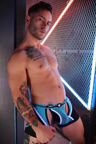 Gagged Jock Boxer Blauw – 8/16
