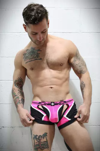 Gagged Jock Boxer Pink – 14/14