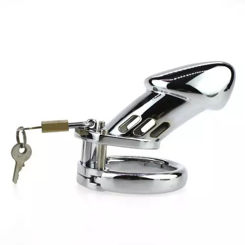 Keuschheitskäfig STEEL PADLOCK 12 x 3,5cm – 2/14