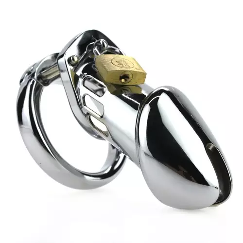 Keuschheitskäfig STEEL PADLOCK 12 x 3,5cm – 4/14