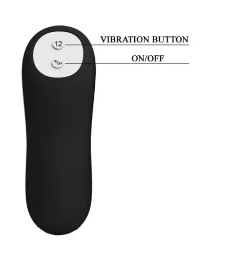 Vibrierender Plug Penz 12 Funktionen 10 x 3cm – 8/17