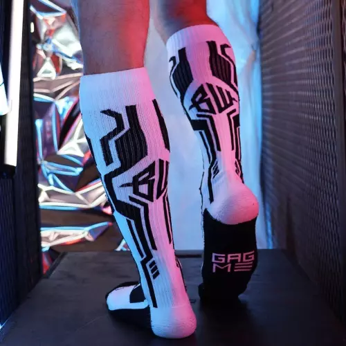 Hohe Socken Cyber Sock Weiß – 2/9