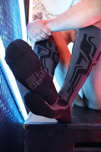 Cyber Sock High Anthracite – 8/8