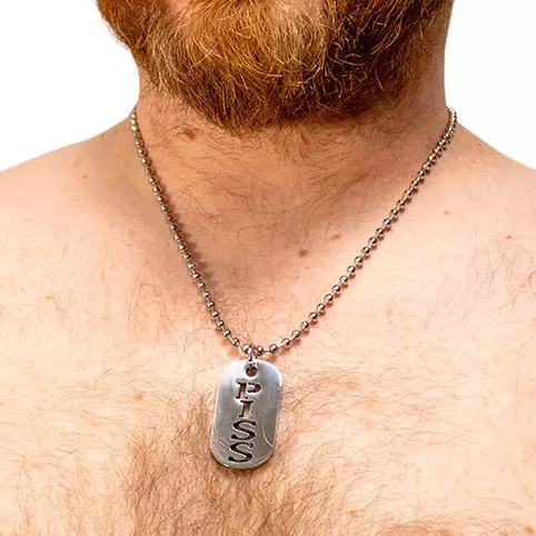 Kink DogTag Plaque Piss 4.5 x 2.5cm – 2/2