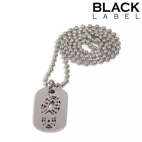 Kink DogTag Plaque Boot 4.5 x 2.5cm – 1/2