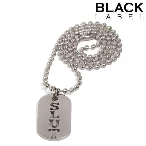 Kink DogTag Plaque Slut 4.5 x 2.5cm – 1/2