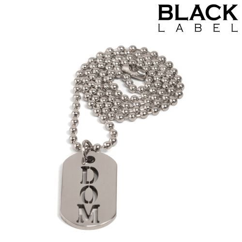 DogTag Plaat Kink Dom 4.5 x 2.5cm
