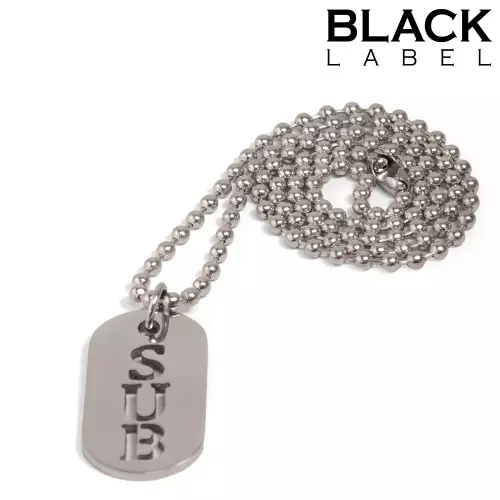 DogTag Kink Sub plaat 4.5 x 2.5cm – 1/2
