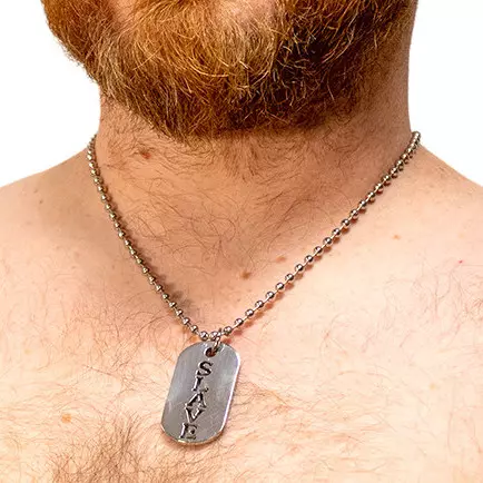 DogTag-Plakette Kink Slave 4.5 x 2.5cm – 2/2