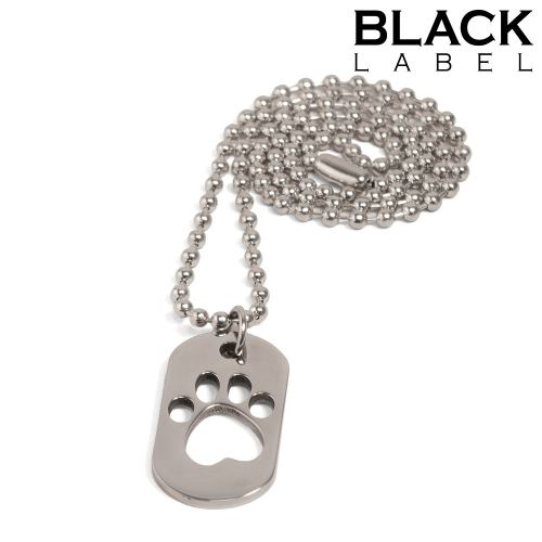 DogTag Plaat Kink Paw 4 x 3.5cm