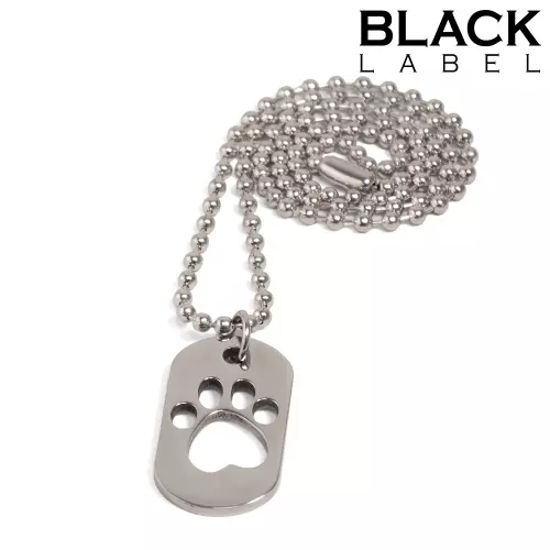 Plaque DogTag Kink Paw 4 x 3.5cm – 1/2