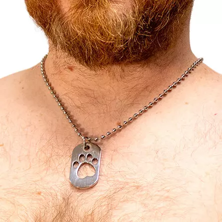 Plaque DogTag Kink Paw 4 x 3.5cm – 2/2