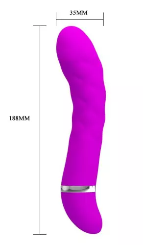 Vibrator Design Truda 19,5 x 3,5 cm - Violett – 8/16