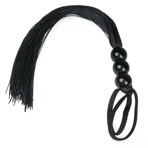 Silikonpeitsche Schwarz – 1/10