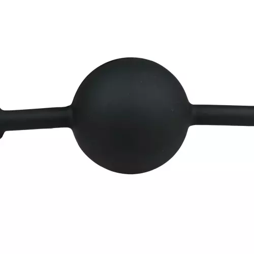 Flexible Knebel mit Silikonball Schwarz – 4/4