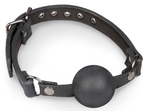Knebel Silikonball Schwarz