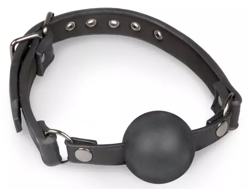 Knebel Silikonball Schwarz – 1/4