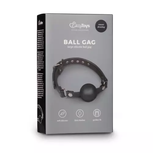 Knebel Silikonball Schwarz – 2/4