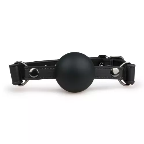 Knebel Silikonball Schwarz – 3/4
