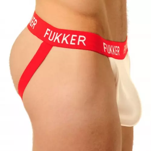 Jockstrap Fukker Weiß und Rot – 2/15