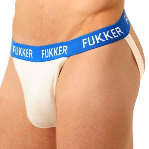 Jockstrap Fukker Weiß und Blau