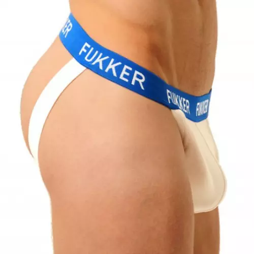 Jockstrap Fukker Weiß und Blau – 2/15