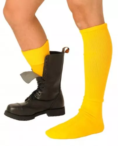 Socken Boots Gelb – 1/2