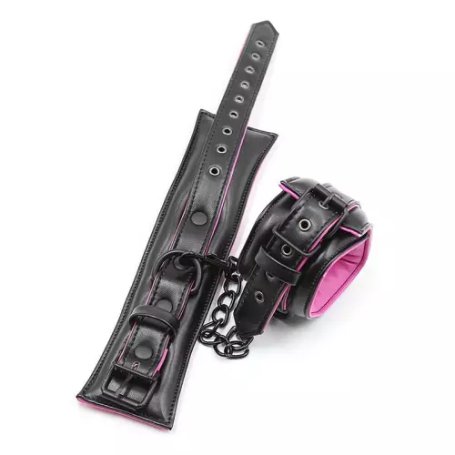 Gepolsterte Handschellen für Handgelenke Rosa – 2/4