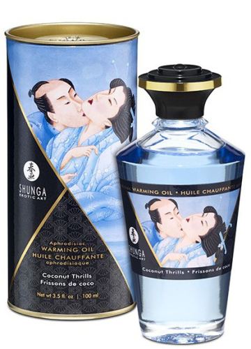 Wärmendes Erotik-Massage-Öl Aphrodisiakum - Kokos-SCHAUER 100 mL