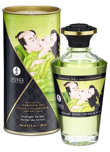 Wärmendes Erotik-Massage-Öl Aphrodisiakum - Mitternachts-SORBET 100 mL