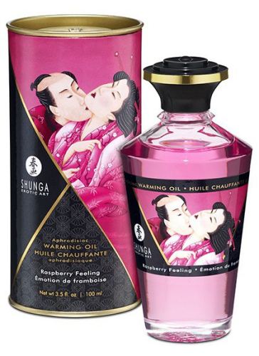Wärmendes Erotik-Massage-Öl Aphrodisiakum - Himbeere EMOTION 100 mL