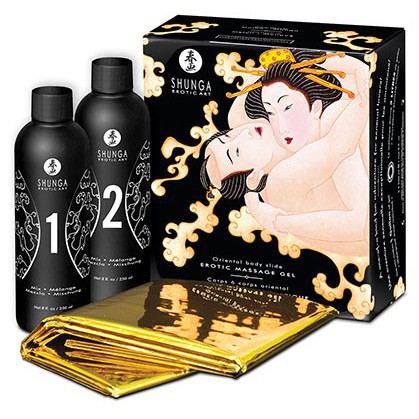 Massageset Körper an Körper - MELONE und MANGO 200 mL