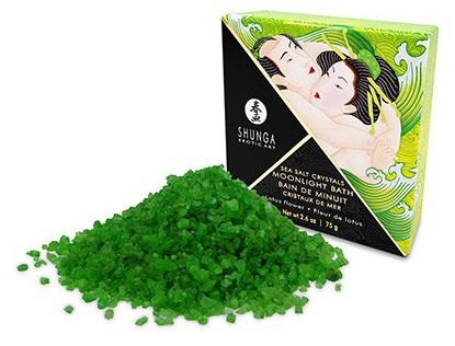 Badesalzkristalle Mitternachtsbad Lotusblüte 75gr