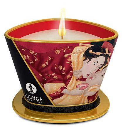 Massagekerze ROMANCE Erdbeere 170mL