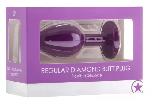 Plug Diamond Regular – 6.5 x 2.8 cm Violett – 2/6