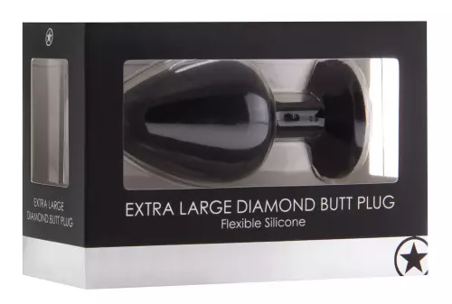Plug Diamond Extra Large – 8 x 4.4 cm Schwarz – 2/6