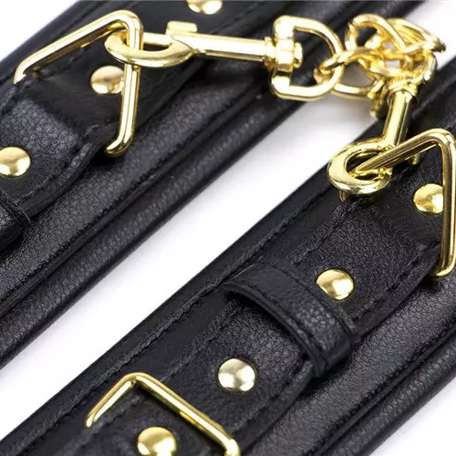 Premium-Handschellen Komfort Gold – 4/6