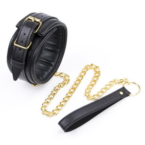Premium-Halsband Komfort Gold