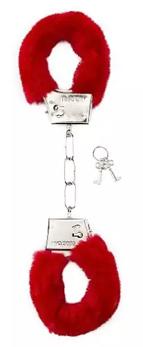 Menottes Furry Rouge – 1/2