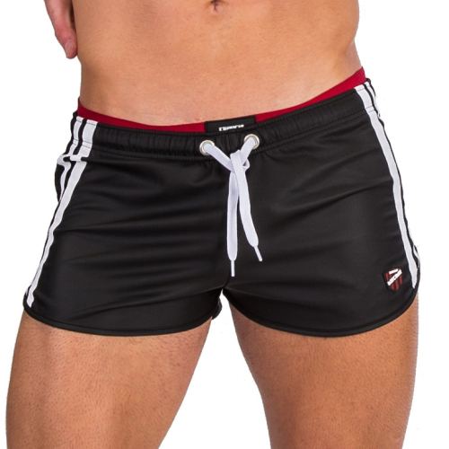 Kurze Hose Byron Laboratory Schwarz-Weiß