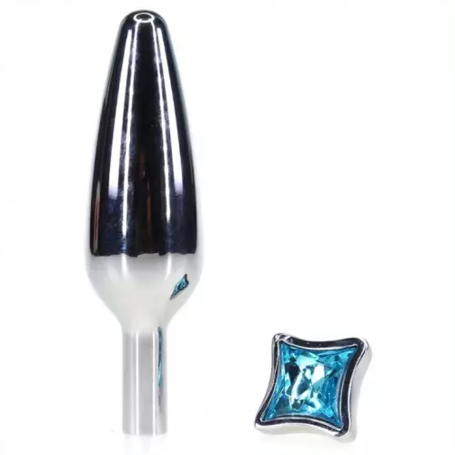 Schmuckplug Long Diamond 10 x 2,7 cm – 6/9