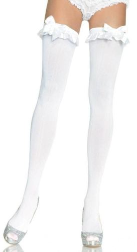 Ondoorzichtige panty Florina - Wit