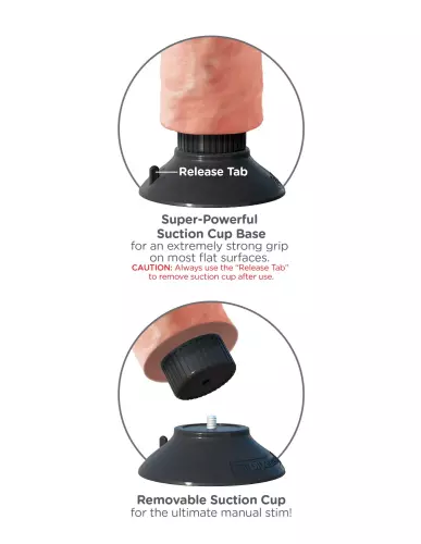 Vibrator King Cock 19 x 4.5cm – 6/10
